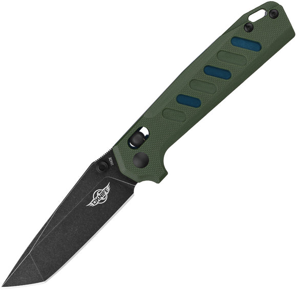 Oknife Rubato Rail Lock Green G10 Folding 154CM Stainless Pocket Knife NRUBATOODG