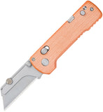 Oknife Otacle U1 Pro Rail Lock Orange Micarta SK5 Steel Folding Utility Pocket Knife U1PROOGM