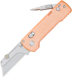Oknife Otacle U1 Pro Rail Lock Orange Micarta SK5 Steel Folding Utility Pocket Knife U1PROOGM