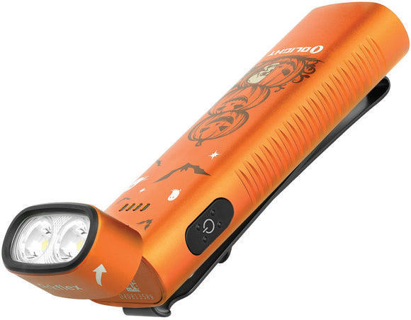 Olight Arkflex Pumpkin Orange Flashlight ARKFLEXPKOG