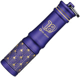 Olight i3E 18th Anniversay Blue/Yellow 2.38" Mini Keychain Flashlight TI3E18TH