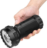 Olight Marauder 3 Black 6" Water Resistant Rechargable High Performance Flashlight MDR3BK