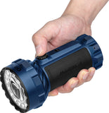 Olight Marauder 3 Midnight Blue 6" Water Resistant Rechargable High Performance Flashlight MDR3MB