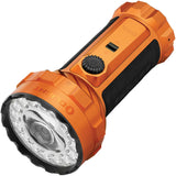 Olight Marauder 3 Orange 6" Water Resistant Rechargable High Performance Flashlight MDR3OG