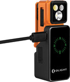 Olight Oclip Pro 2 Premium Orange 3 Light Sources 360 Degree Pocket Clip Flashlight OCLIP2PREMOG