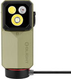Olight Oclip 2 Ultra EN Olive Green Water & Impact Resistant 3 Light Sources Mini Flashlight OCLIP2ULOG