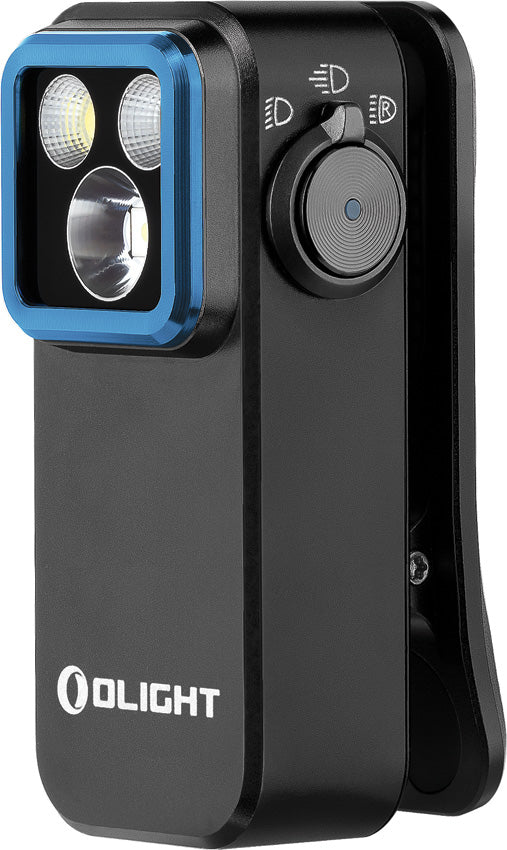 olight flashlight clip Olight Oclip Pro Clip Black & Blue Flashlight OCLIPPROBK – Atlantic Knife Company