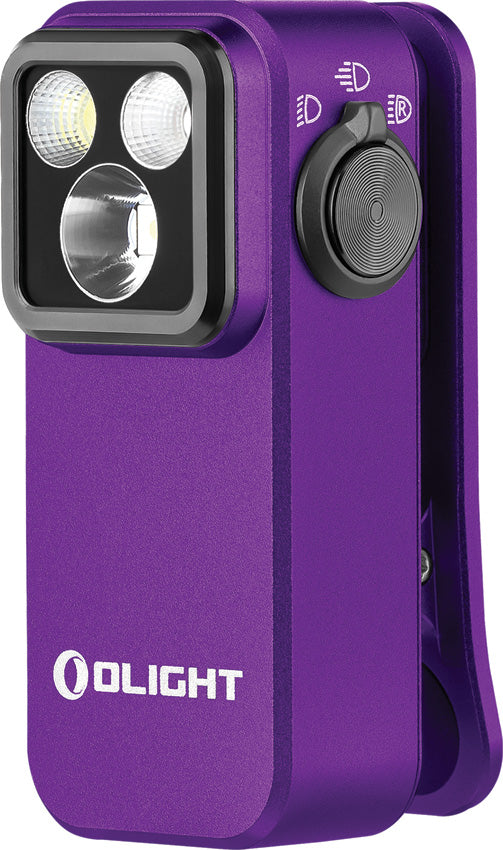 Olight Oclip Pro Clip Purple Clip-On Flashlight TOCLIPPROPU