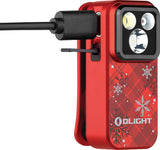 Olight Oclip Pro Snowflake Red Flashlight OCLIPPROSFRD