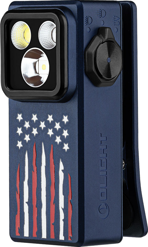Olight Oclip Ultra Star & Stripes Water Resistant Rechargeable 2.94