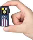 Olight Oclip Ultra Star & Stripes Water Resistant Rechargeable 2.94" Flashlight OCLIPULTRASS