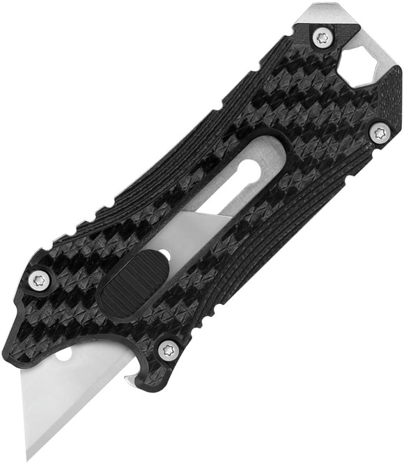 Oknife Otacle Utility Black Carbon Fiber Folding SK2 Stainless Utility Knife OTACLECF