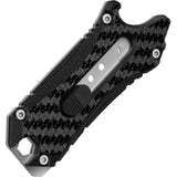 Oknife Otacle Utility Black Carbon Fiber Folding SK2 Stainless Utility Knife OTACLECF