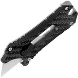 Oknife Otacle Utility Black Carbon Fiber Folding SK2 Stainless Utility Knife OTACLECF