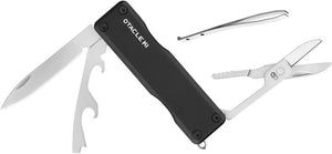 Oknife Otacle K1 Black Aluminum 2.88" Drop Point Multi Tool OTACLEK1