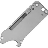 Oknife Otacle Pro Utility Gray Titanium Folding SK2 Stainless Utility Knife OTACLEPROTI