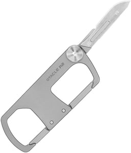 Oknife Otacle Utility Gray Titanium 3.02" Scalpel Multi Tool OTACLER2