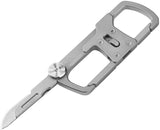 Oknife Otacle Utility Gray Titanium 3.02" Scalpel Multi Tool OTACLER2