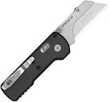 Oknife Otacle U1 Rail Lock Black G10 Folding SK5 Carbon Steel Utility Knife OTACLEU1CFO