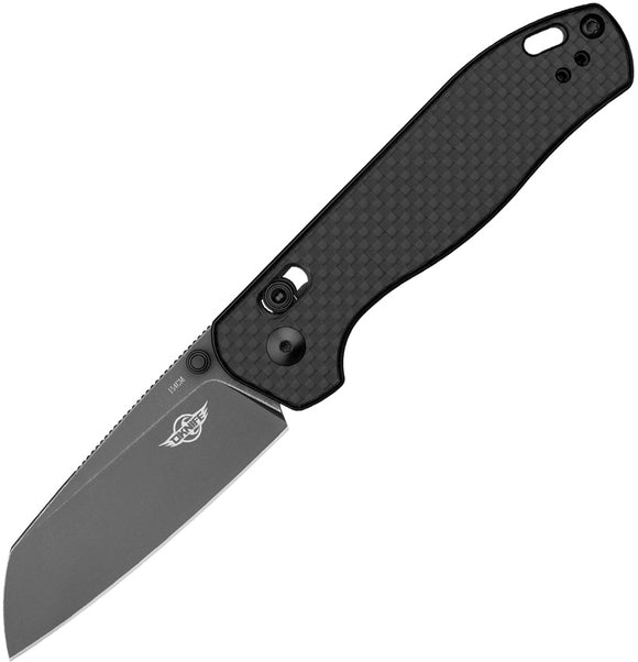 Oknife Rubato 2 Rail Lock Black Carbon Fiber Folding 154CM Pocket Knife RUBATO2CFO