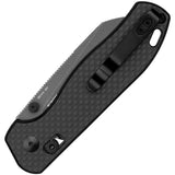 Oknife Rubato 2 Rail Lock Black Carbon Fiber Folding 154CM Pocket Knife RUBATO2CFO