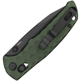 Oknife Rubato 3 Rail Lock Green Aluminum Folding 154CM Pocket Knife RUBATO3ODG