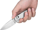 Olight Rubato 3 Rail Lock Grey Folding 10Cr15CoMoV Steel Pocket Knife TRUBATO3STHD