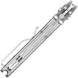 Olight Rubato 3 Rail Lock Grey Folding 10Cr15CoMoV Steel Pocket Knife TRUBATO3STHD