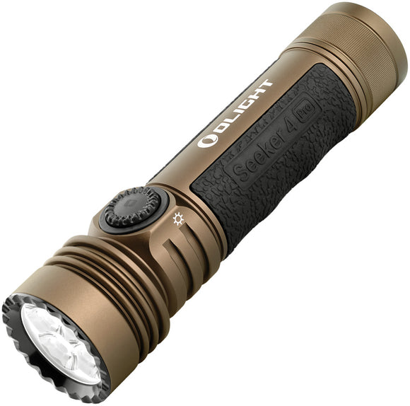 Olight Seeker 4 Pro Desert Tan & Black 5.25