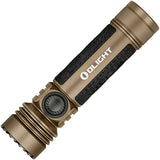 Olight Seeker 4 Pro Desert Tan & Black 5.25" Water Resistant Flashlight SKR4PRODTCW