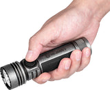 Olight Seeker 4 Pro Silver 5.25" Flashlight TSKR4PROSVPTB