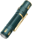 Olight Warrior 3S Tactical Green & Gold 5.5" Water Resistant Flashlight WR3SDRBU