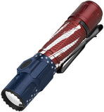 Olight Warrior Ultra Stars & Stripes LED Water Resistant Pocket Flashlight WRULTRASTARS