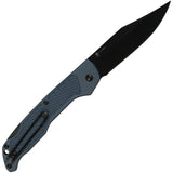 Ontario Camp Plus EDC Lockback Gray GFN Folding Stainless Pocket Knife 4315GREYTC