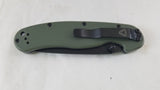 Ontario RAT II Linerlock OD Green G10 Handle D2 Tool Steel Folding Knife 8830OD