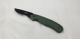 Ontario RAT 1 OD Green Black Folding Pocket Knife Serrated EDC AUS-8 - 8847od