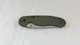 Ontario RAT 1A SP Linerlock Tactical A/O Stainless Folding OD Green Knife 8870OD