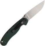 Ontario RAT 1 Linerlock Green G10 Folding Stonewash S35VN Pocket Knife 8992