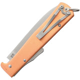 OTTER-Messer Mercator Lockback Copper Carbon Steel Folding Knife 10636RG