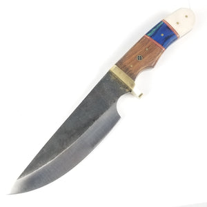 Rite Edge Whitetail Hunter Brown Pakkawood Stainless Fixed Blade Knife 203438