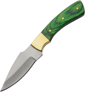 Rite Edge Skinner Emerald Pakkawood Stainless Steel Fixed Blade Knife 203446