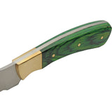 Rite Edge Skinner Emerald Pakkawood Stainless Steel Fixed Blade Knife 203446