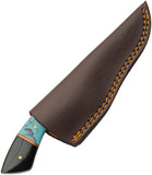 Rite Edge Showdown Horn Hunter Brown Resin Fixed Blade Knife 203510HN