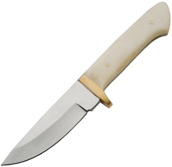 Rite Edge Whitetail Skinner White Stainless Steel Drop Pt Fixed Blade Knife 8010