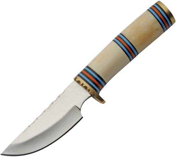 Rite Edge Sedona Hunter White Smooth Stainless Steel Fixed Blade Knife 8039