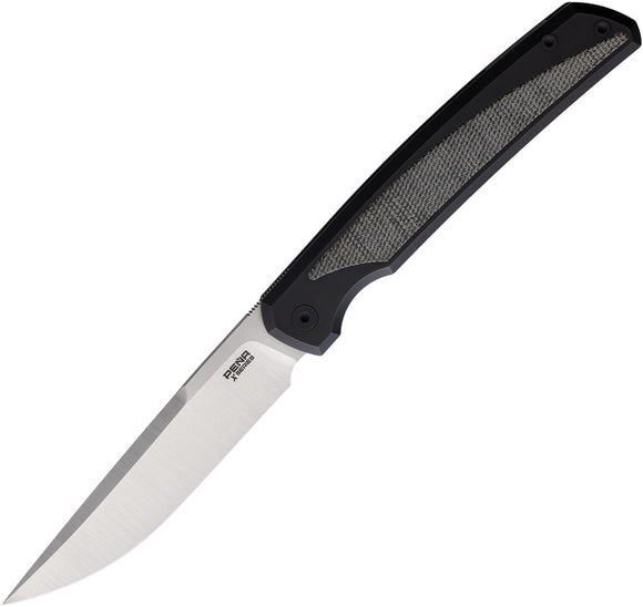 Pena Knives Sicario Black Titanium & Micarta Folding CPM-M4 Pocket Knife E46