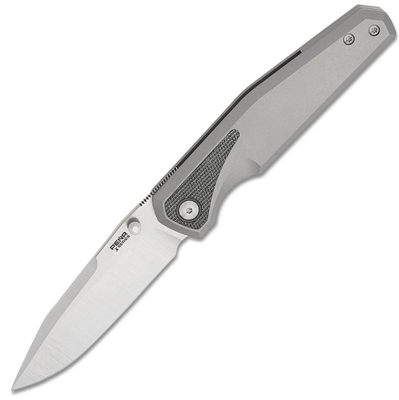 Pena Knives Alacran Framelock Titanium & Black Micarta Folding M390 Knife E56