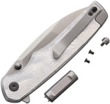 Petrified Fish PFE20 Bat Linerlock Aluminum Foil G10 Folding N690 Pocket Knife K20AGS