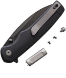 Petrified Fish PFE20 Bat Linerlock Black G10 Folding N690 Pocket Knife K20DDW