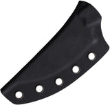 Petrified Fish Bison Black Stonewash 14C28N Sandvik Fixed Blade Neck Knife w/ Sheath KE13DW